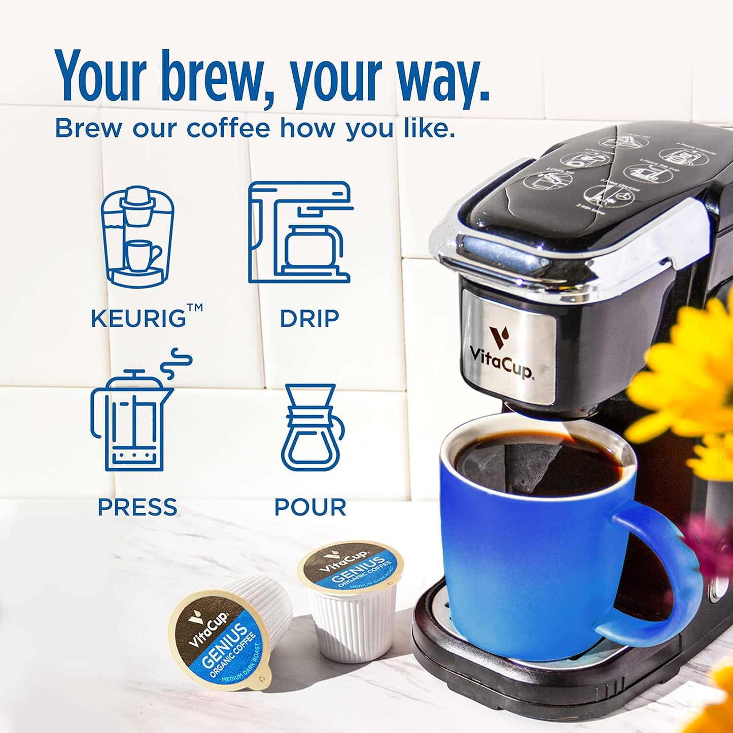 Slim Organic Coffee Pods with Diet Support  Bold Flavor