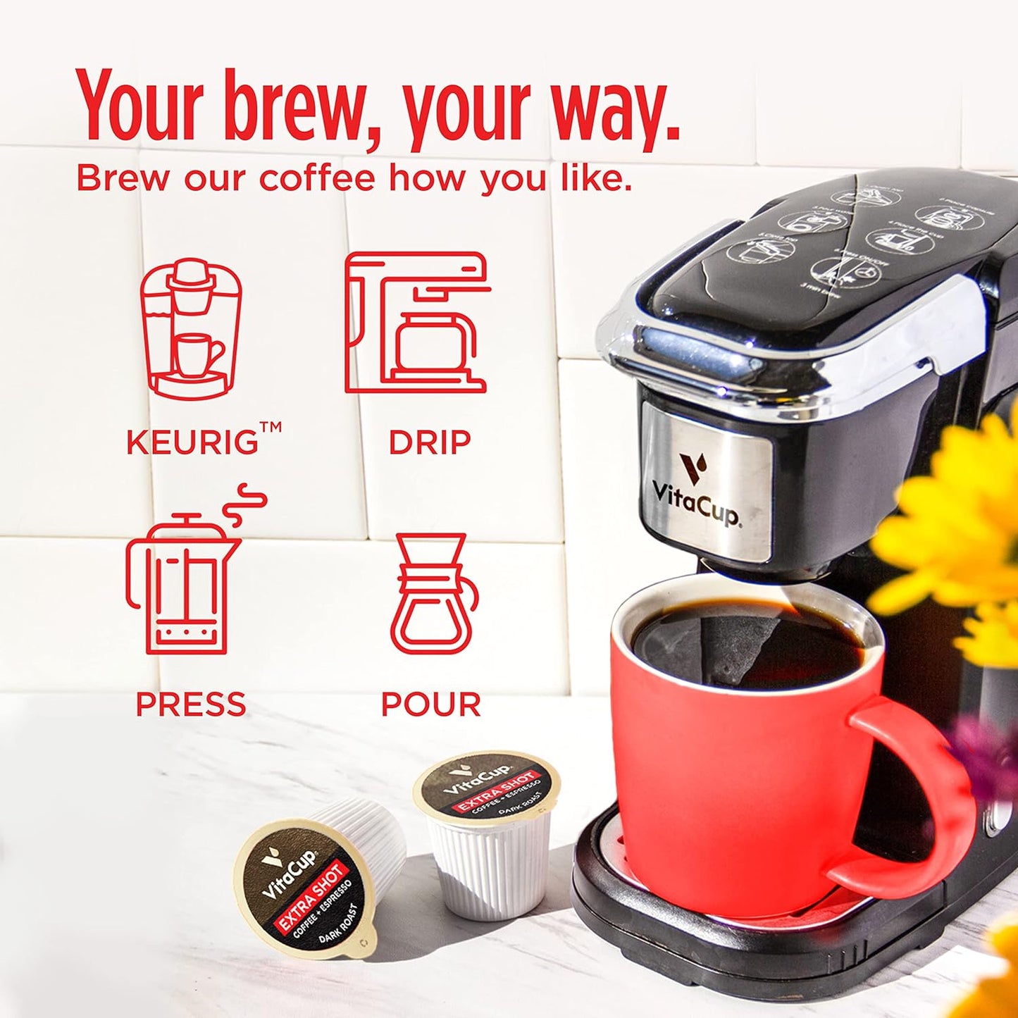 Slim Organic Coffee Pods with Diet Support  Bold Flavor