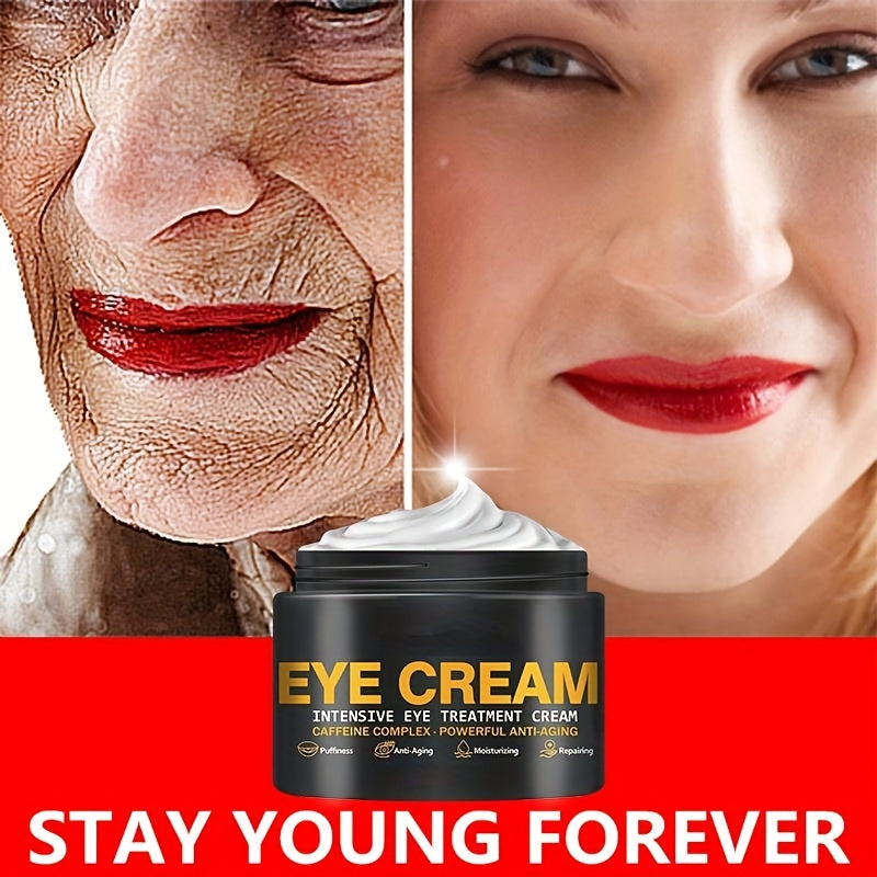 Eye Cream, Exclusive Natural& Organic Formula, Effectively Reduce The Look Of Fine Lines, Puffiness, Dark Circles And Under Eye Bags