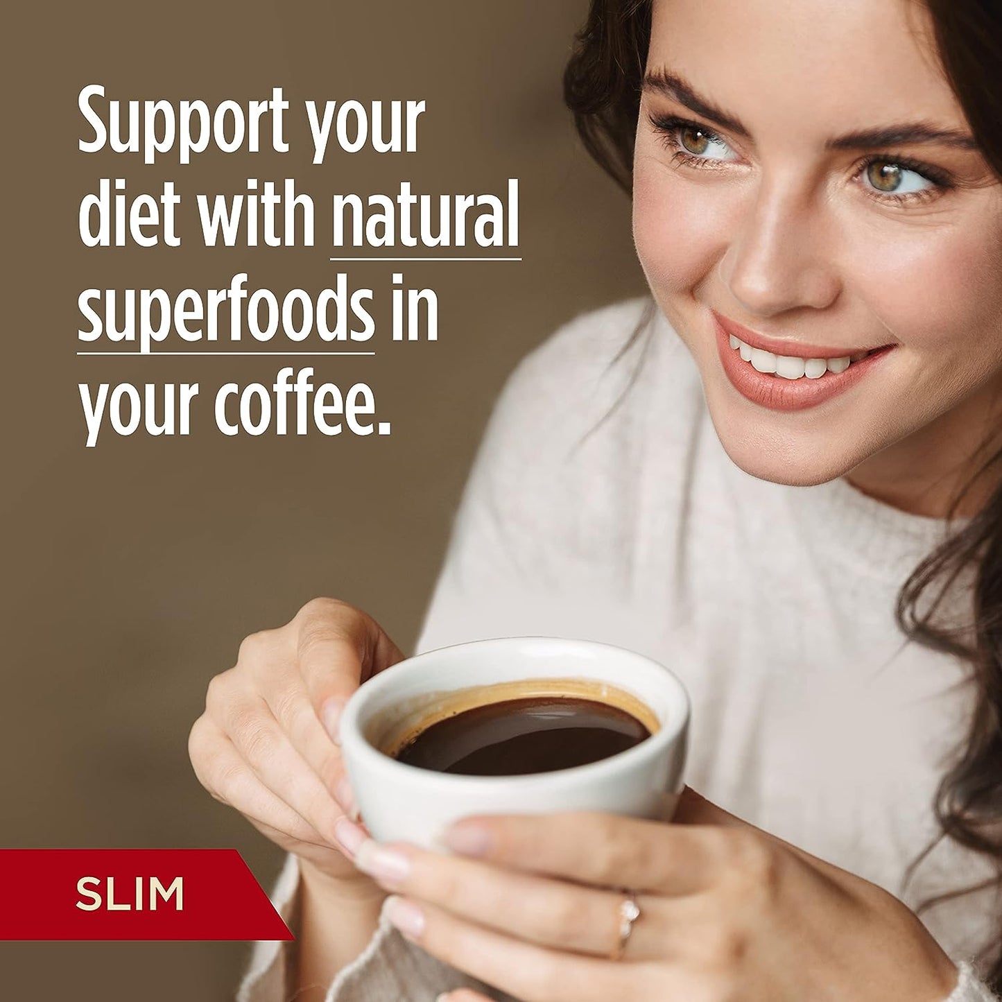 Slim Organic Coffee Pods with Diet Support  Bold Flavor