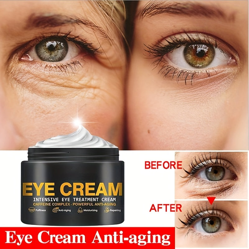 Eye Cream, Exclusive Natural& Organic Formula, Effectively Reduce The Look Of Fine Lines, Puffiness, Dark Circles And Under Eye Bags