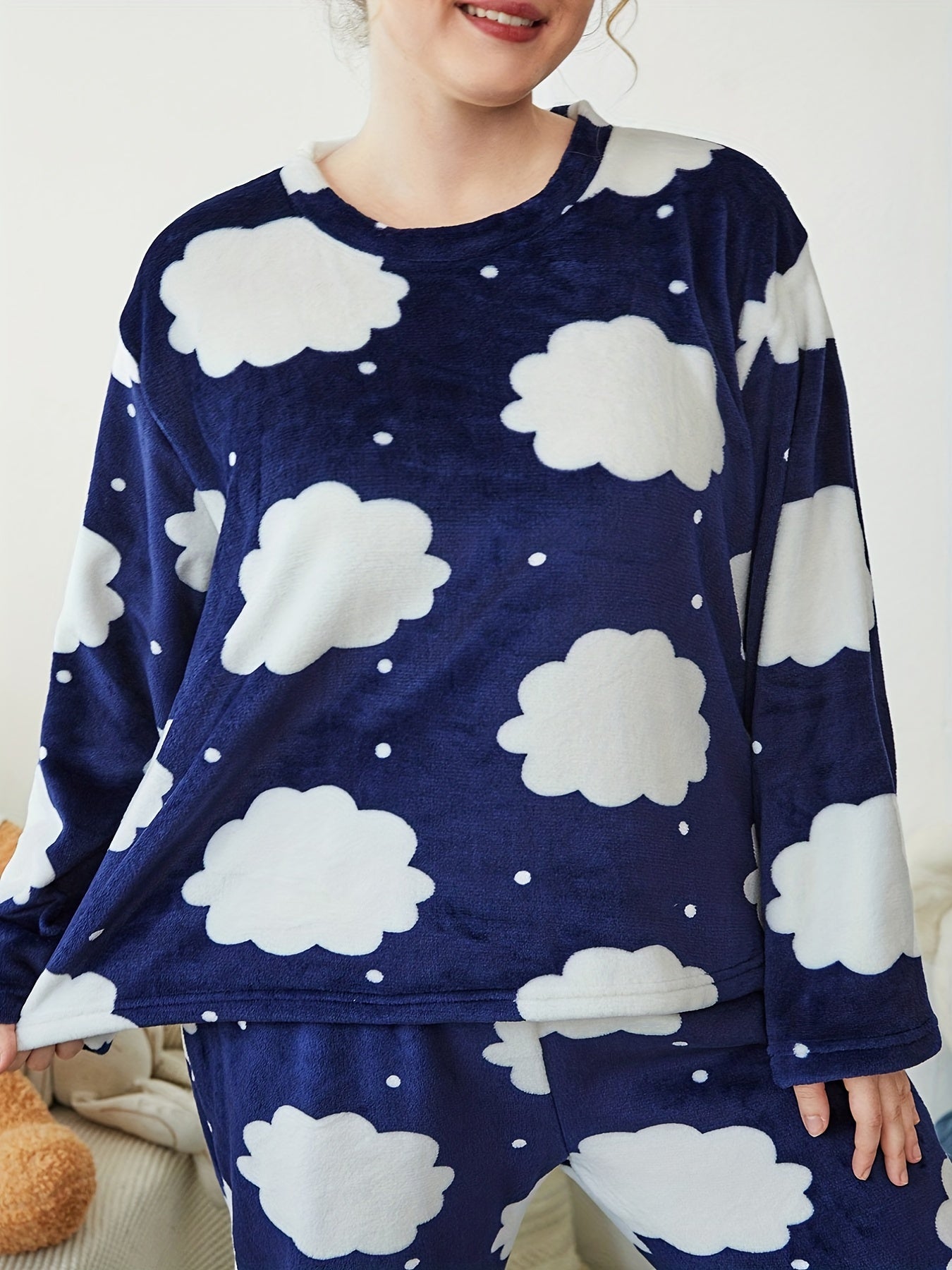 Plus Size Chic Lounge Pajama Set