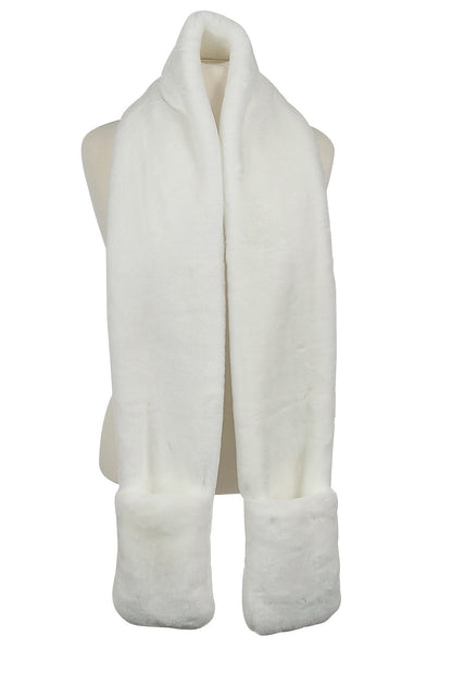 Plush Scarf with Pockets - Solid