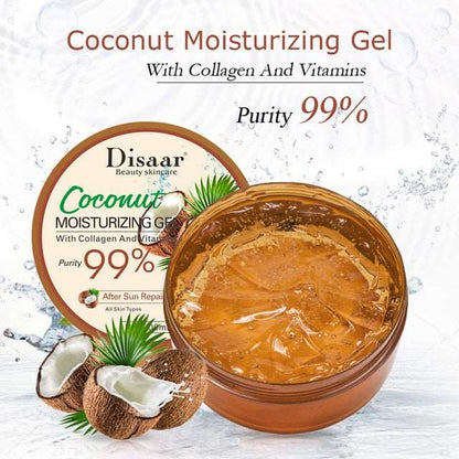 DISAAR New 300ml After Sun Repair Vitamins Collagen Organic Aloe Vera Plant Gel Hyaluronic Acid Removal Acne SkinCare Face Cream