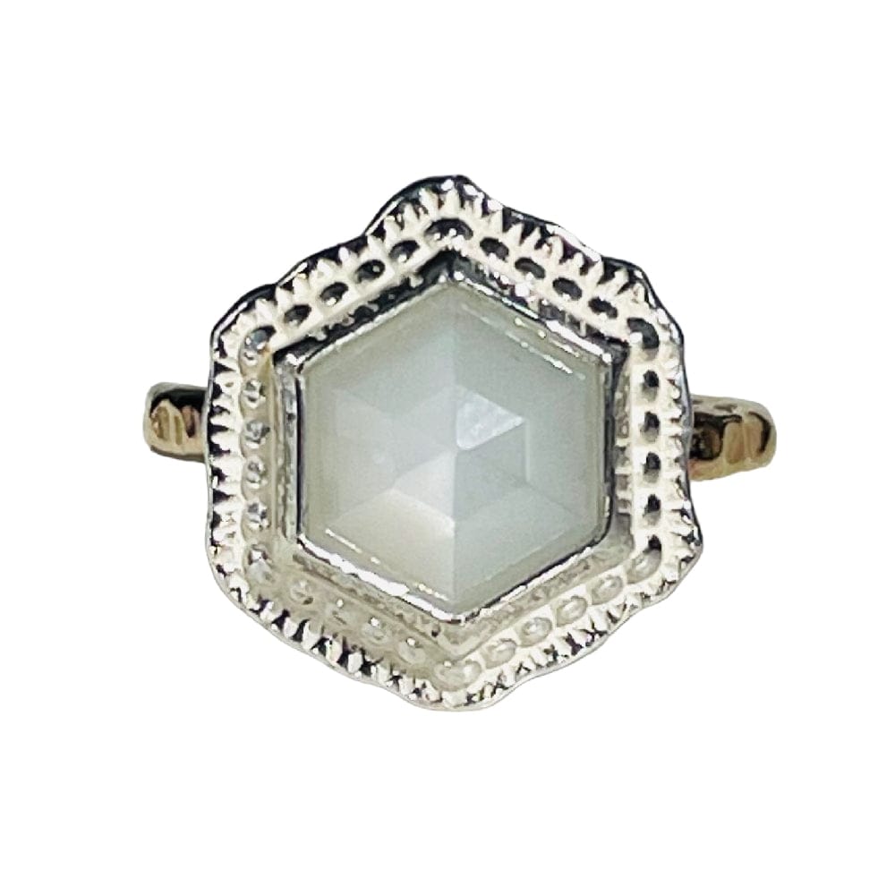 Hex Gemstone Ring