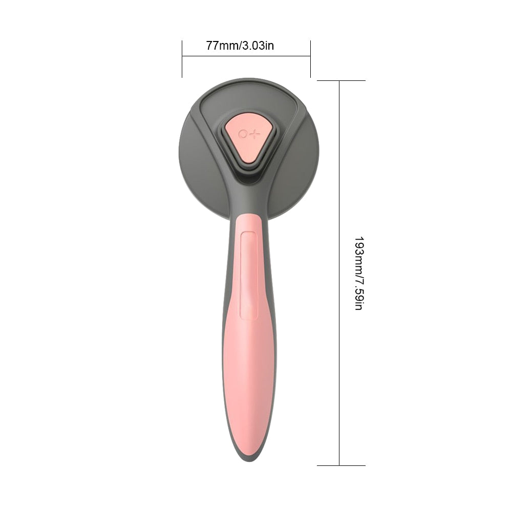 Pettine per gatti spazzola per peli di animali domestici rimuove pettine per cani e gatti Pet Grooming detergente per capelli pulizia Pet Dog Cat Supplies spazzola per gatti autopulente