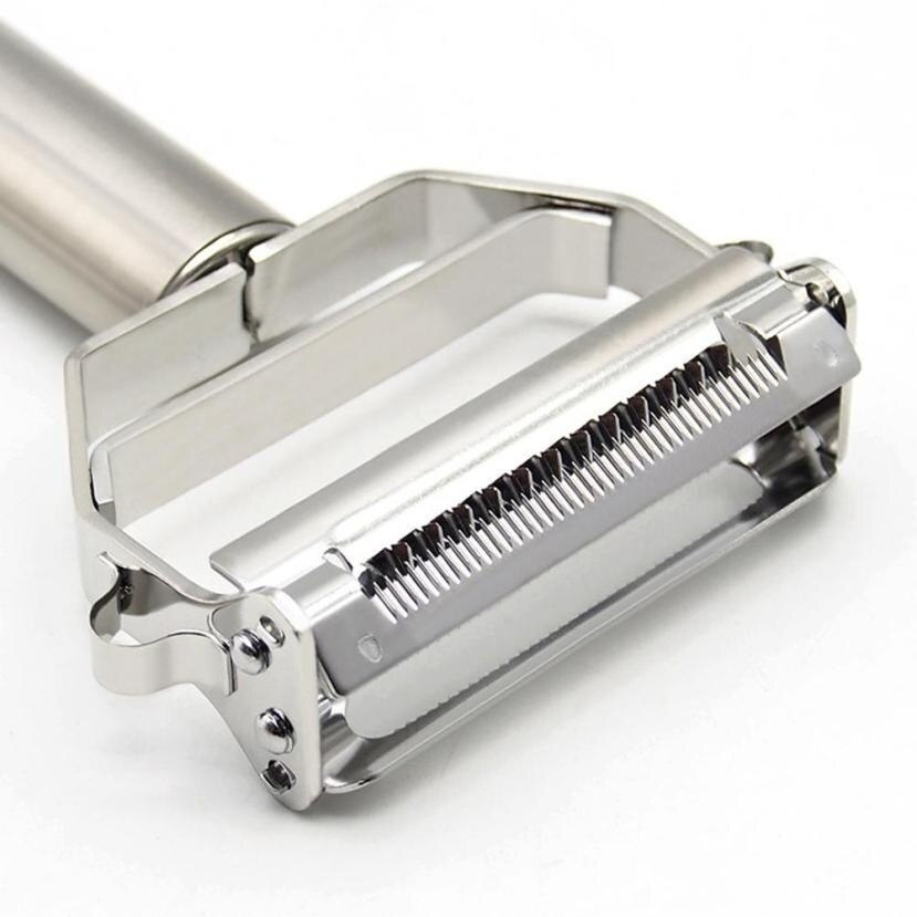 High Quality Stainless Steel Potato Cucumber Carrot Grater Julienne Peeler Vegetables Fruit Peeler Double Planing Grater Tools