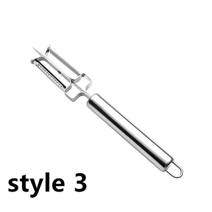 High Quality Stainless Steel Potato Cucumber Carrot Grater Julienne Peeler Vegetables Fruit Peeler Double Planing Grater Tools China style 3
