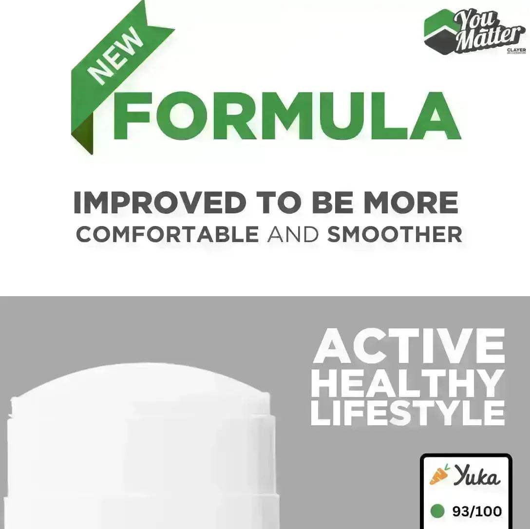 Natural Deodorant - Skiers - 3.35 OZ - NEW FORMULA CLAYER