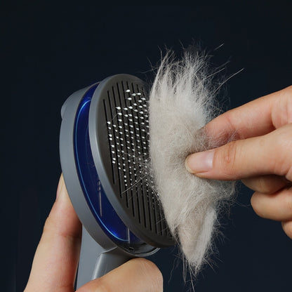 Pettine per gatti spazzola per peli di animali domestici rimuove pettine per cani e gatti Pet Grooming detergente per capelli pulizia Pet Dog Cat Supplies spazzola per gatti autopulente