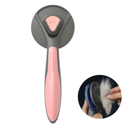 Pettine per gatti spazzola per peli di animali domestici rimuove pettine per cani e gatti Pet Grooming detergente per capelli pulizia Pet Dog Cat Supplies spazzola per gatti autopulente