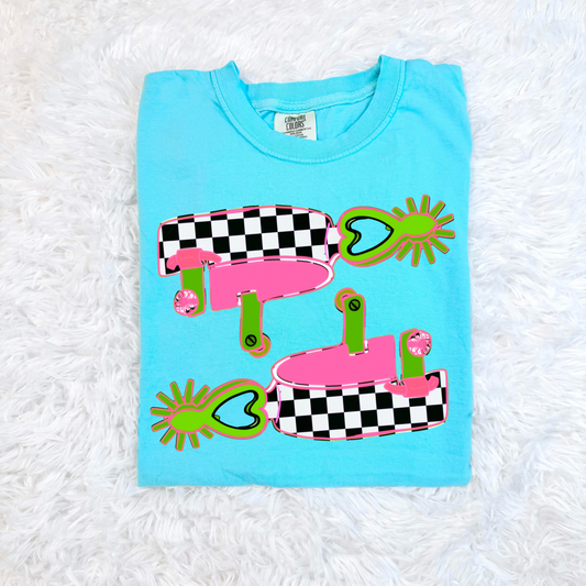 Funky Spurs CC Graphic Tee Spurs & Spades Boutique