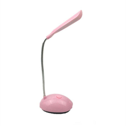 1pc Foldable Portable LED Desk Lamp Child Eye Care Student Learning Reading LED Desk Lamp Battery Powered Pink