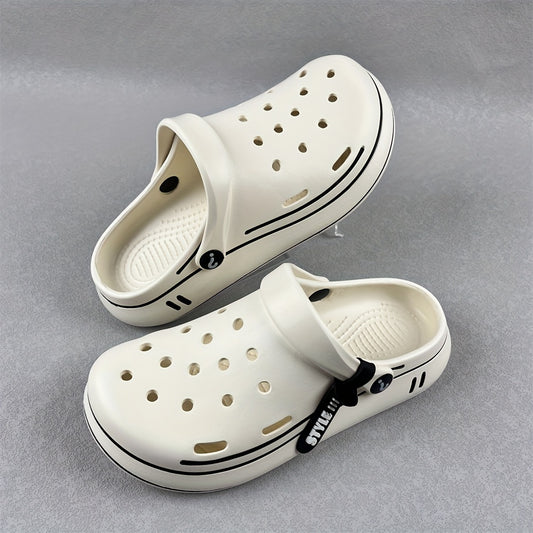 Lightweight and Breathable Women's Clogs with Hollow Out Design - Perfect for Indoor and Outdoor Use dealsjust