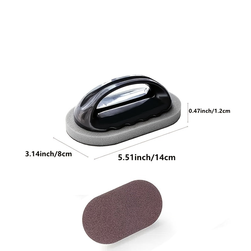 1pc/2pcs Kitchen Dirt Removal Magic Sponge Emery Sponge Brush Melamine Sponge Cleaning Brush Pan Pot Grinder Knife Cleaner Strong Decontamination Brushes Descaling