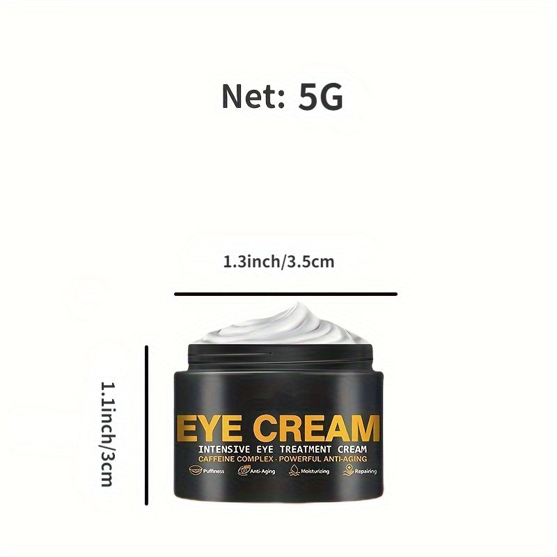 Eye Cream, Exclusive Natural& Organic Formula, Effectively Reduce The Look Of Fine Lines, Puffiness, Dark Circles And Under Eye Bags 5g