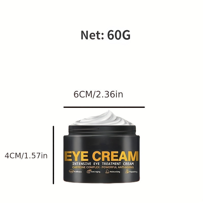 Eye Cream, Exclusive Natural& Organic Formula, Effectively Reduce The Look Of Fine Lines, Puffiness, Dark Circles And Under Eye Bags 60g
