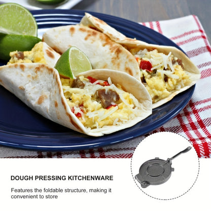 1pc Mexican Tortilla Dough Press Machine, Taco Maker, Dough Press Skinner Aluminum Alloy Skinner DIY Manual Cake Presser Kitchen Hand Press Cake Press Machine, Kitchen Utensils