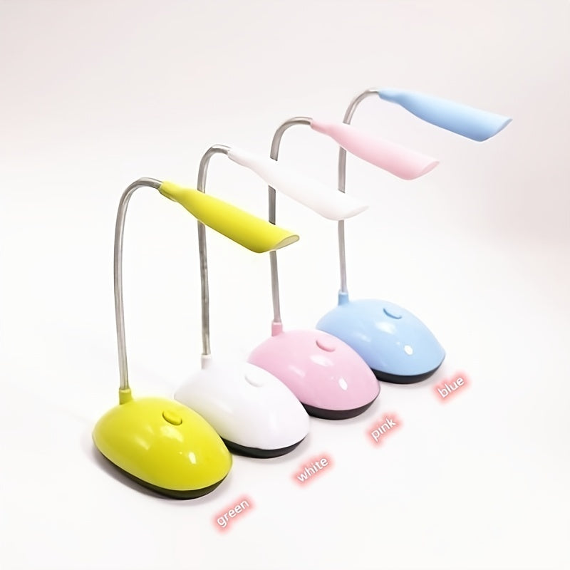 1pc Foldable Portable LED Desk Lamp Child Eye Care Student Learning Reading LED Desk Lamp Battery Powered