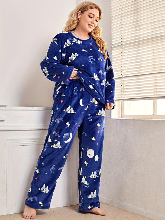 Chic Plus Size Pajama Set