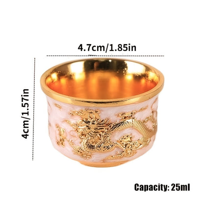 Elevate Your Tea Time with This High-Grade Golden & Silvery Kung Fu Tea Set - Perfect for Parties, Weddings, & Business Gifts!