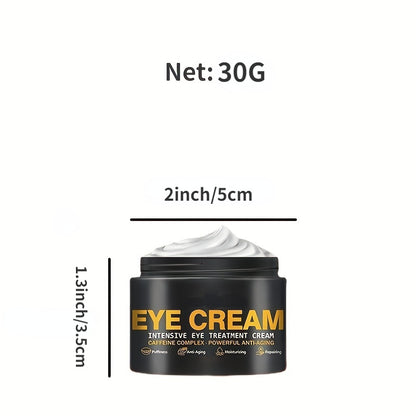 Eye Cream, Exclusive Natural& Organic Formula, Effectively Reduce The Look Of Fine Lines, Puffiness, Dark Circles And Under Eye Bags 30g