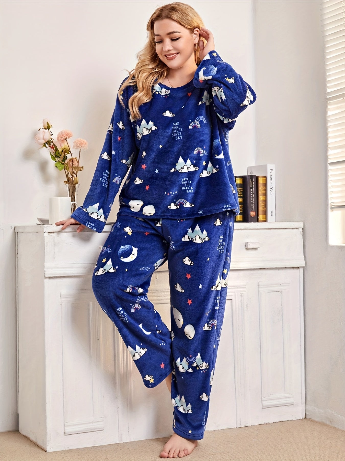 Chic Plus Size Pajama Set