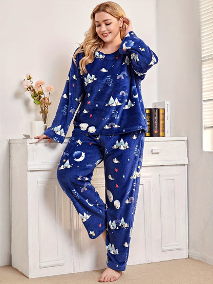 Chic Plus Size Pajama Set
