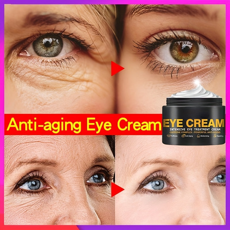 Eye Cream, Exclusive Natural& Organic Formula, Effectively Reduce The Look Of Fine Lines, Puffiness, Dark Circles And Under Eye Bags