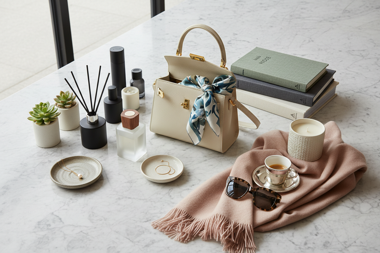 Premium shopping collection with multiple items