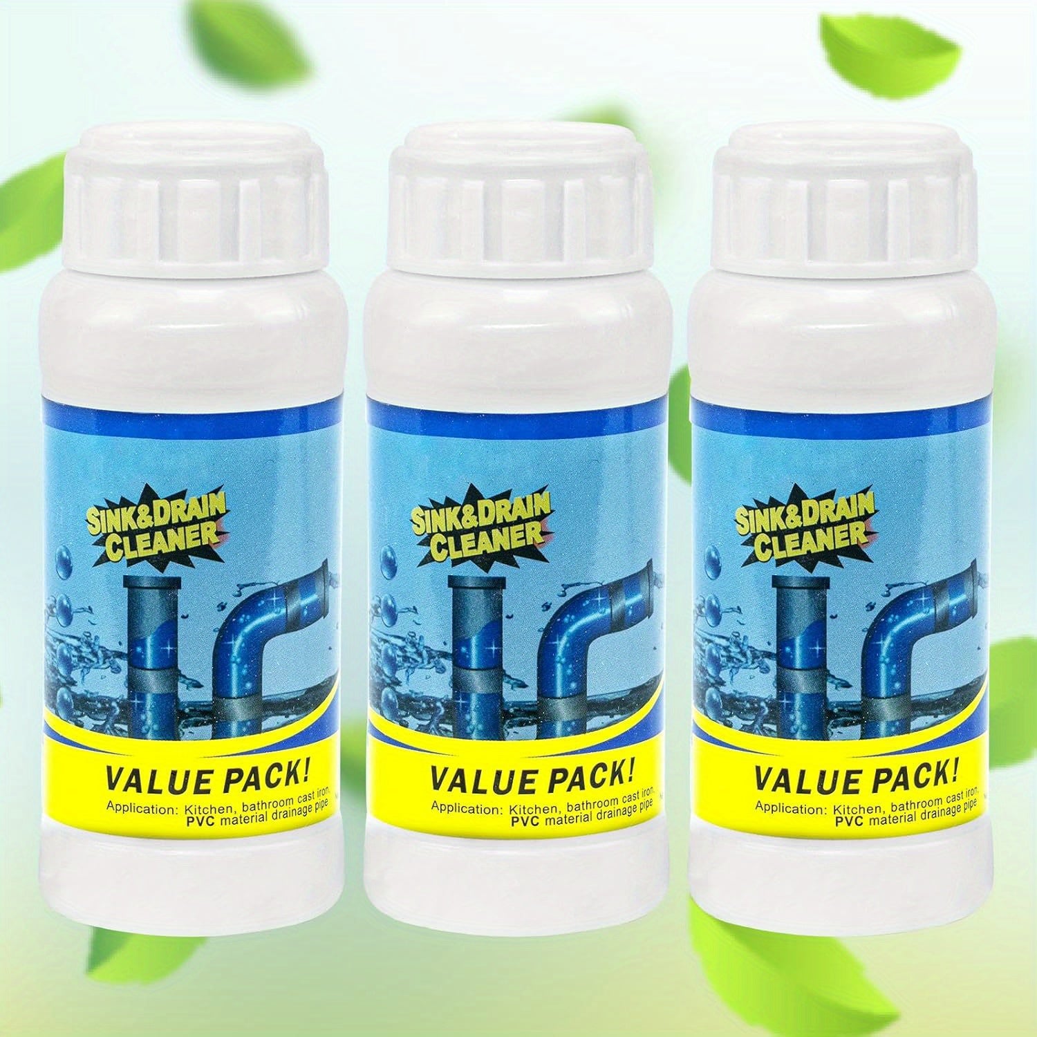 Sink and Drain Cleaner Powerful Pipe Dredge for Kitchen Toilet Bathroom Shower Cleaning Tool