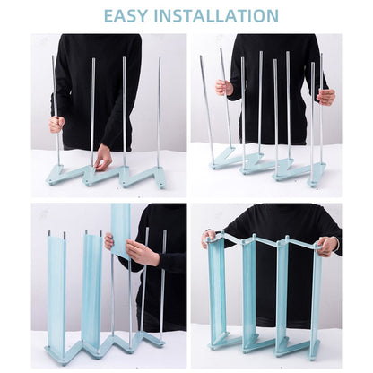 1pc Simple Shoe Rack Assembly Z-Type Household Dormitory