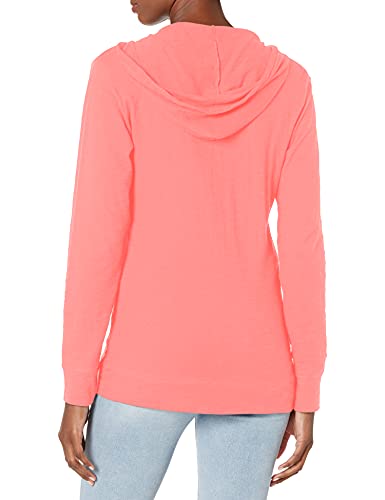 womens Slub Jersey fashion hoodies, White, X-Large US Briny Pink