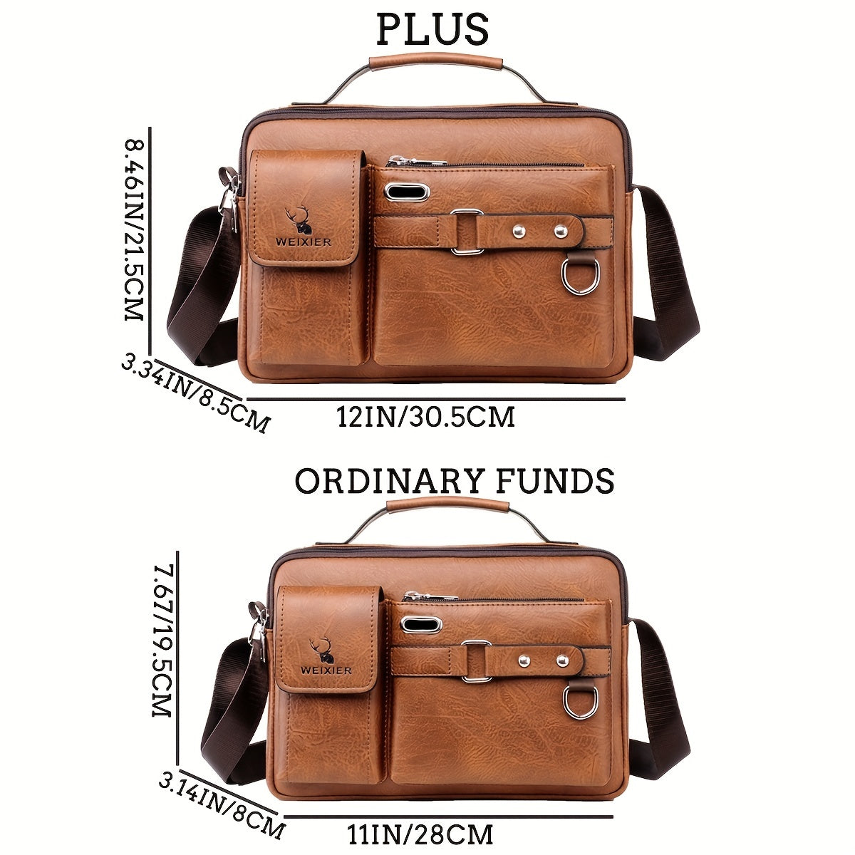 Men's Shoulder Bag: Business Satchel, Crossbody, and Casual Bag for Boys and Men