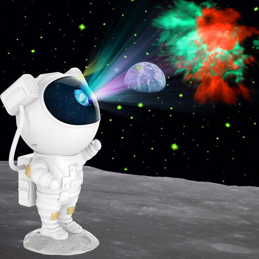 Create a Magical Galaxy in Your Home - 1pc Astronaut Starry Sky Projector with Timer & Remote Control