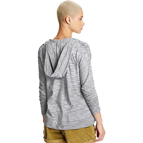 womens Slub Jersey fashion hoodies, White, X-Large US Dada Gray Pe Heather
