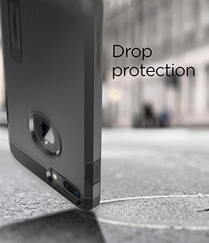 Spigen Tough Armor [2nd Generation] iPhone 8 Plus Case / iPhone 7 Plus Case with Kickstand Air Cushion Technology for Apple iPhone 8 Plus (2017) / iPhone 7 Plus (2016) - Black