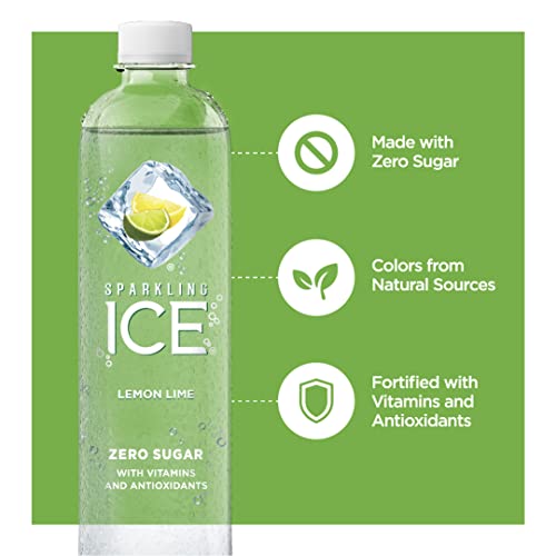 Sparkling Ice, Black Cherry Sparkling Water, Lemon Lime
