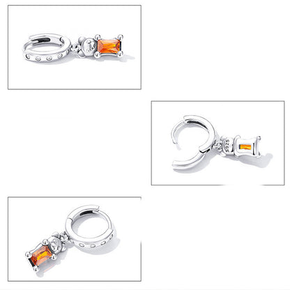 Unique 925 Sterling Silver Animal Earrings
