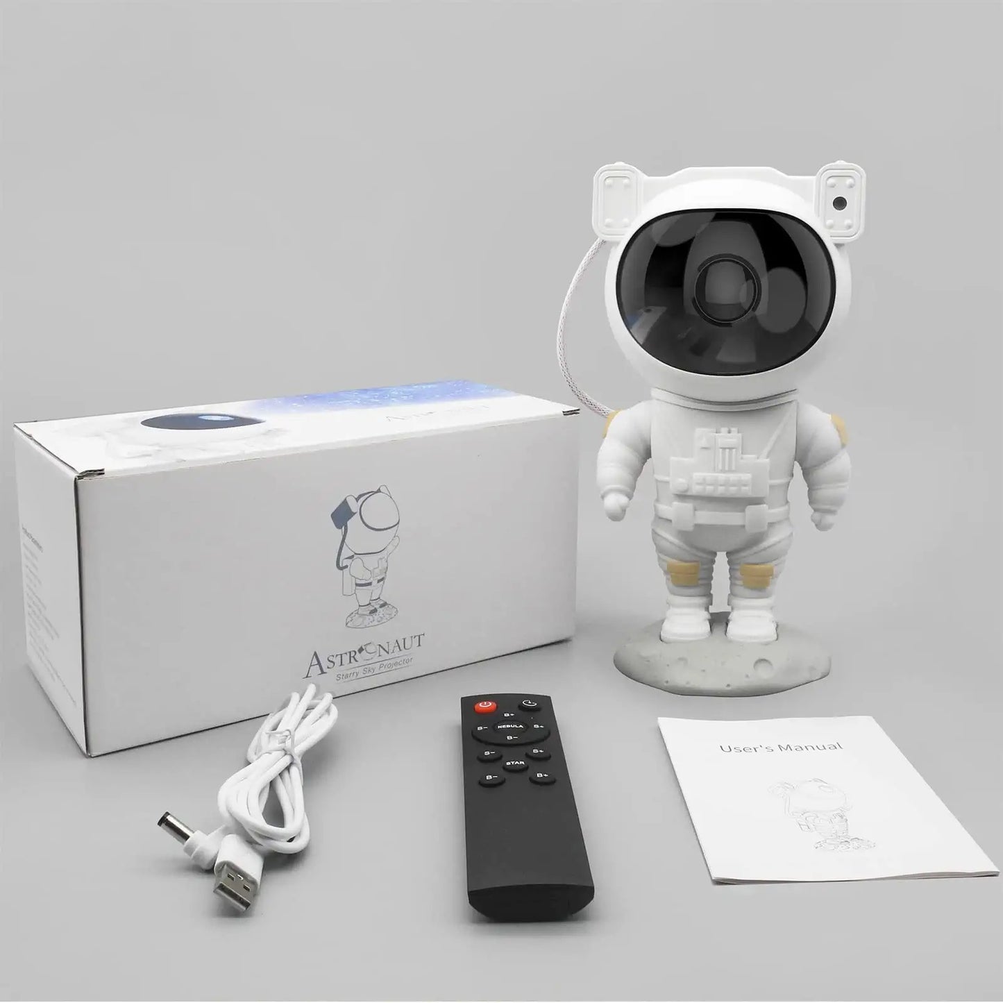 Create a Magical Galaxy in Your Home - 1pc Astronaut Starry Sky Projector with Timer & Remote Control