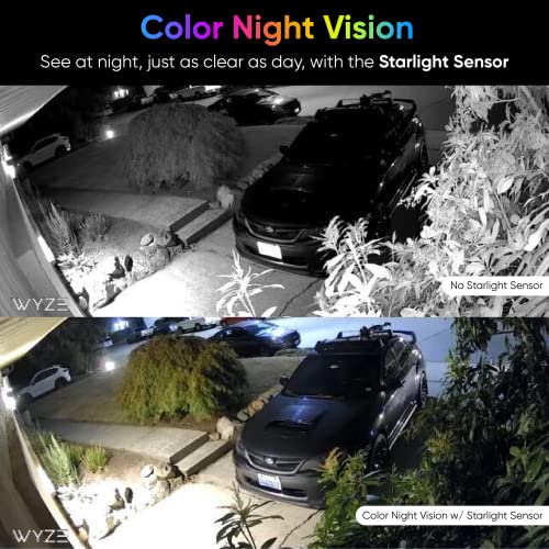 Wyze Cam v3 with Color Night Vision, Wired 1080p HD Indoor/Outdoor Video Camera, 2-Way Audio, Works with Alexa, Google Assistant, and IFTTT