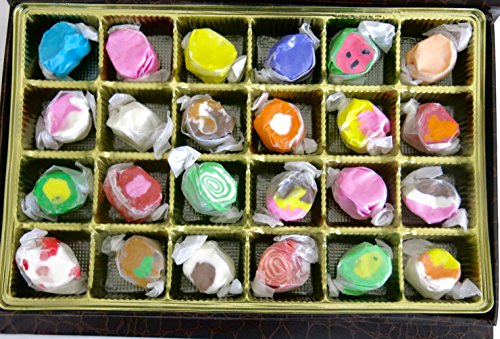 Taffy sweet book , 24 flavors of delicious adult gourmet taffy for gift.
