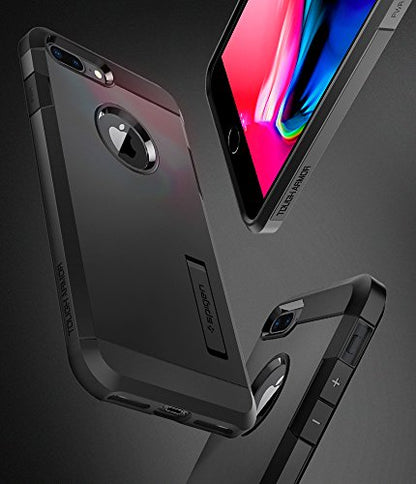 Spigen Tough Armor [2nd Generation] iPhone 8 Plus Case / iPhone 7 Plus Case with Kickstand Air Cushion Technology for Apple iPhone 8 Plus (2017) / iPhone 7 Plus (2016) - Black