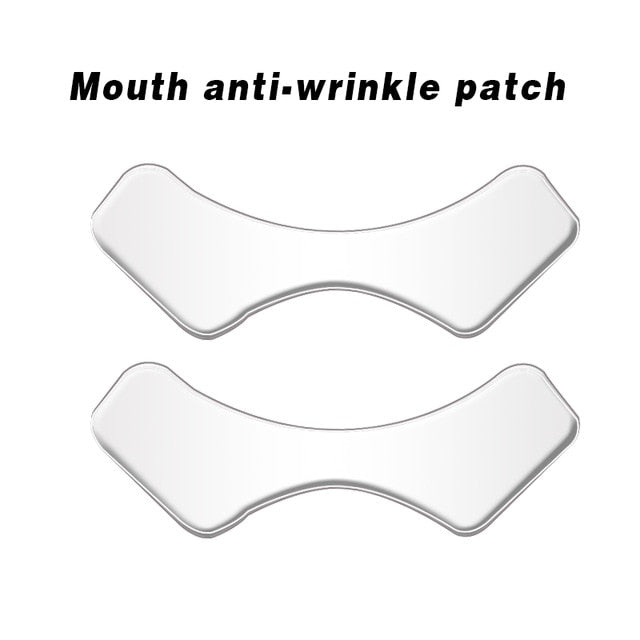 Reusable Anti Wrinkle Face Neck Chest Hand Eye Nose Pad Silicon Transparent Anti Microgroove Removal Sticker Skin Care Patch R-251-Z
