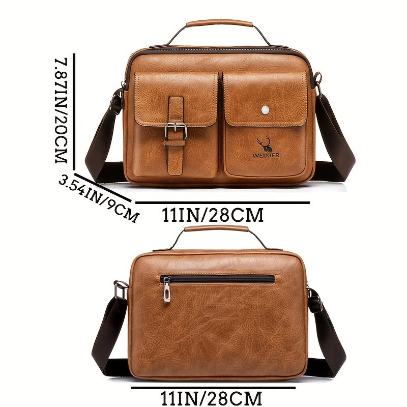 Men's Shoulder Bag: Business Satchel, Crossbody, and Casual Bag for Boys and Men