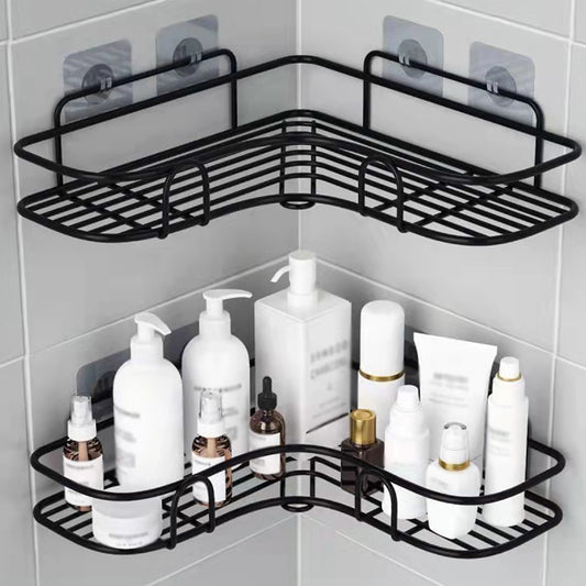Upgrade Your Bathroom with This Stylish 1pc Triangle Storage Rack!