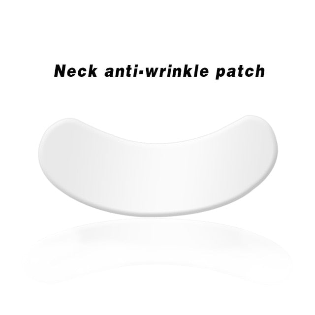 Reusable Anti Wrinkle Face Neck Chest Hand Eye Nose Pad Silicon Transparent Anti Microgroove Removal Sticker Skin Care Patch R-251-B