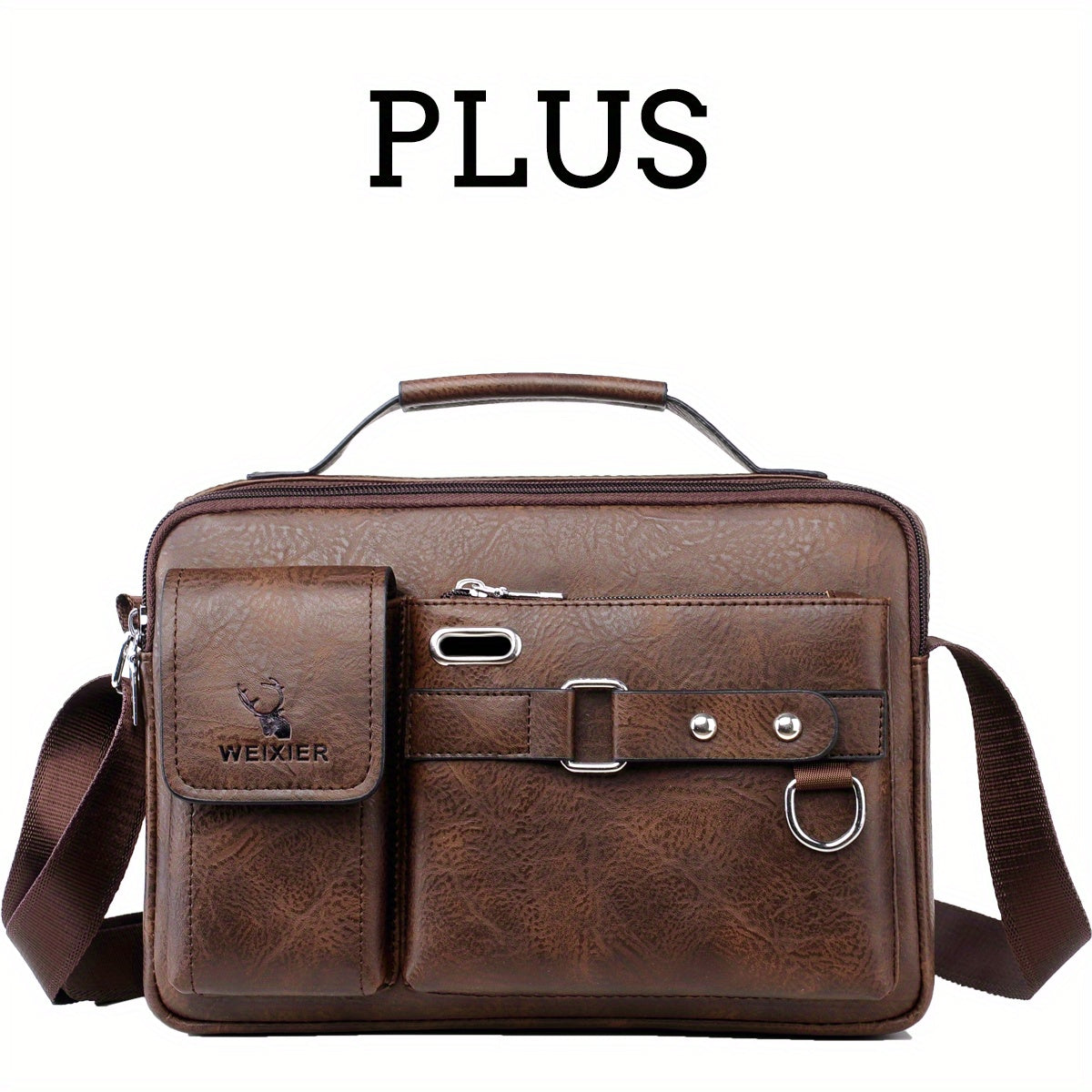 Men's Shoulder Bag: Business Satchel, Crossbody, and Casual Bag for Boys and Men