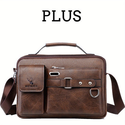Men's Shoulder Bag: Business Satchel, Crossbody, and Casual Bag for Boys and Men