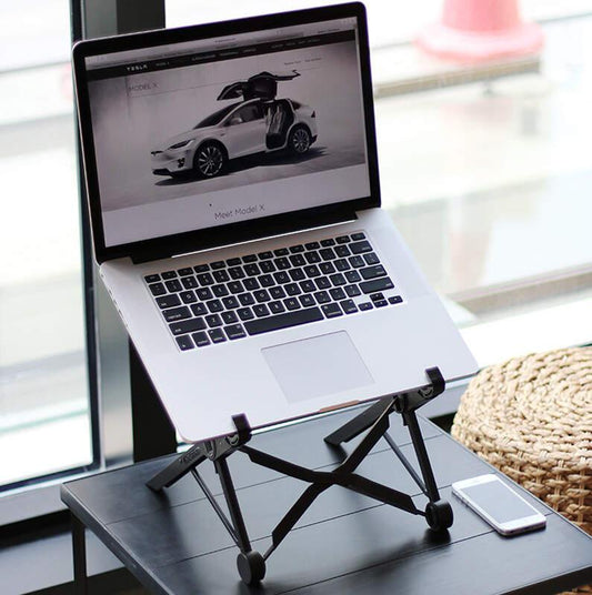 NEXSTAND K2 laptop stand folding portable adjustable laptop lapdesk Black